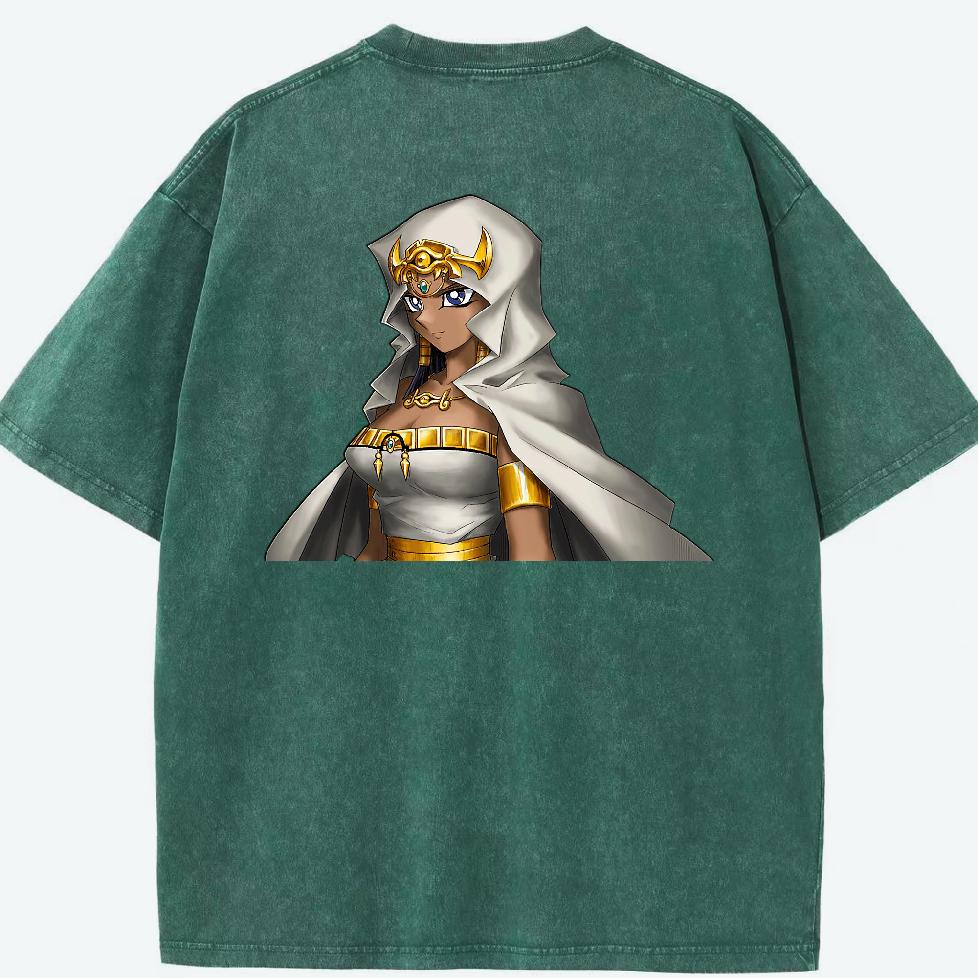 （画像用） 遊☆戯☆王 Yu-Gi-Oh! 綿100% ヴィンテージ風 半袖Tシャツ（背面プリント）